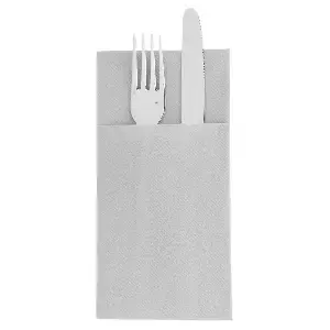 Guardanapos canguru  55 g/m2 40x40 cm cinzento airlaid (700 unidade)