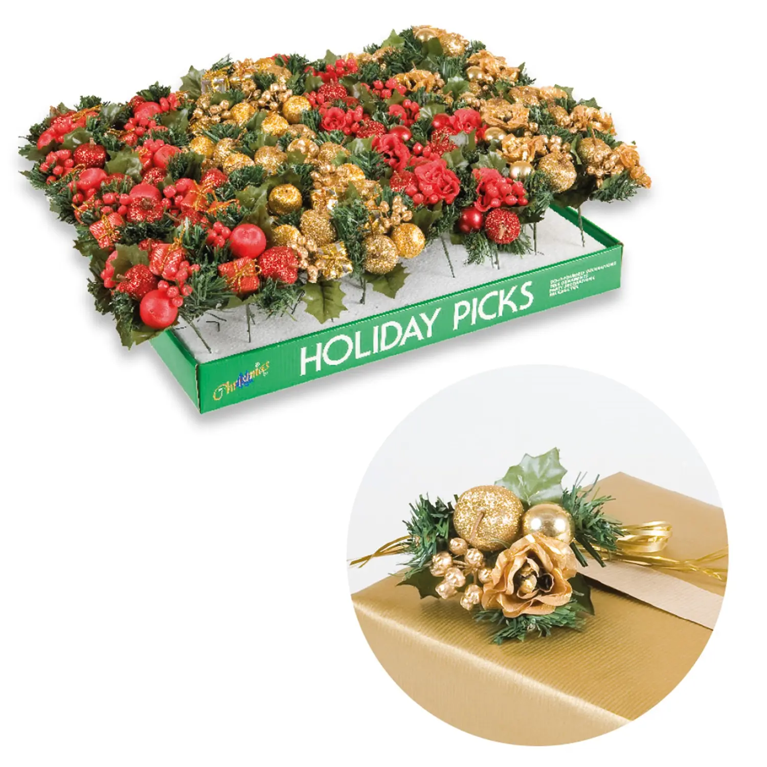 48 picks christmas   colori varie (1 unità)