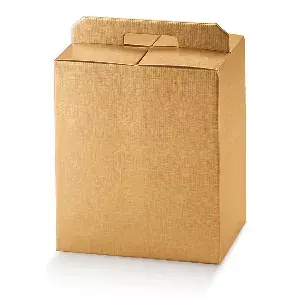 30 u. scatole bottiglie/altri 'el dorado'  33x25x35 cm oro cartone (1 unità)
