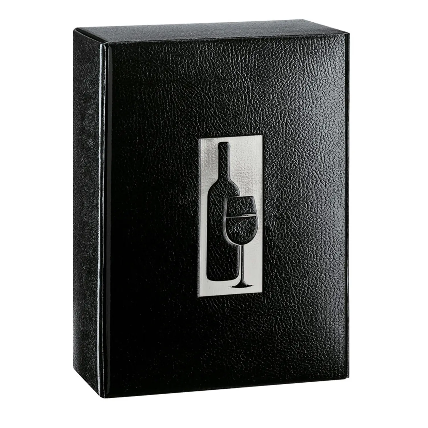 30 u. scatole 3 bottiglie   34x28x9 cm nero cartone (1 unità)