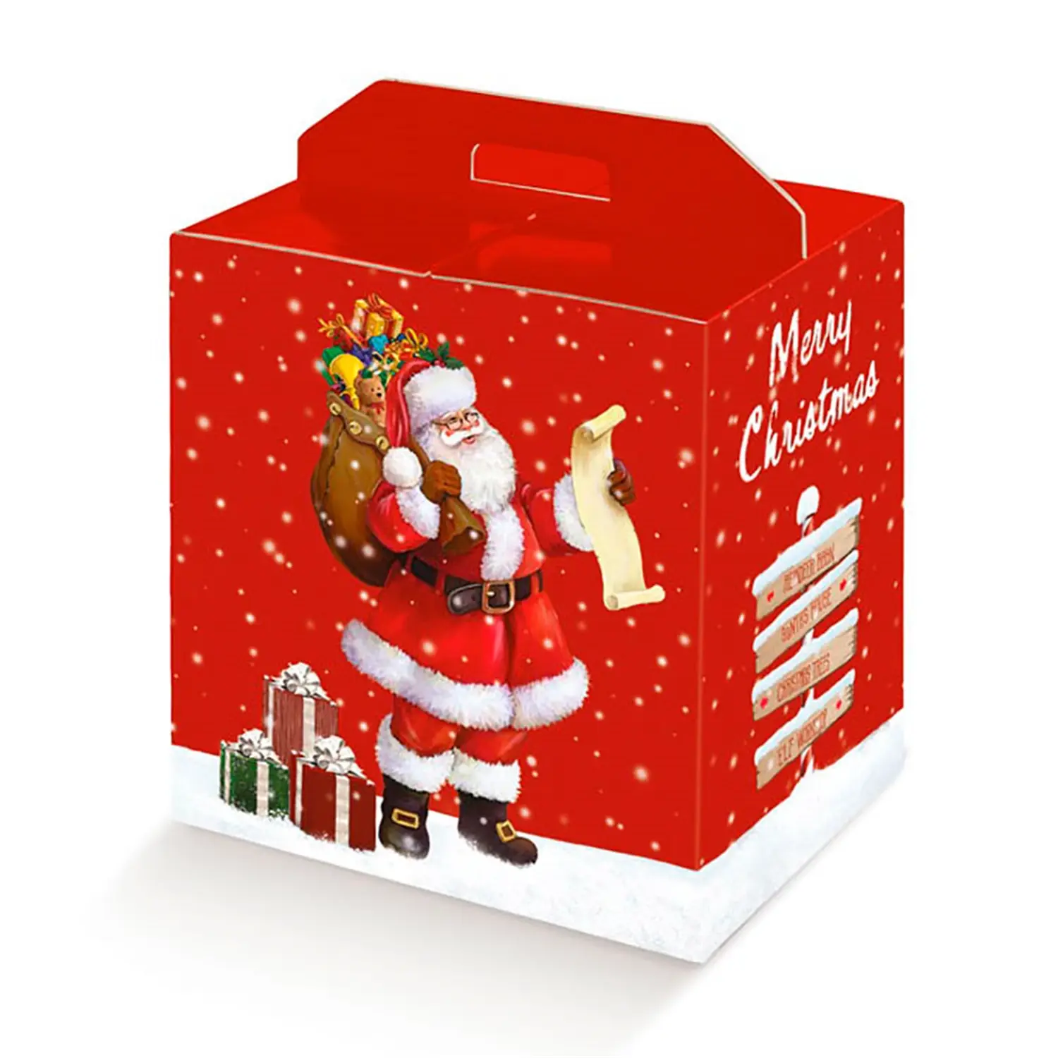 30 u. casse bottiglie/altri   33x25x35 cm rosso cartone (1 unità)