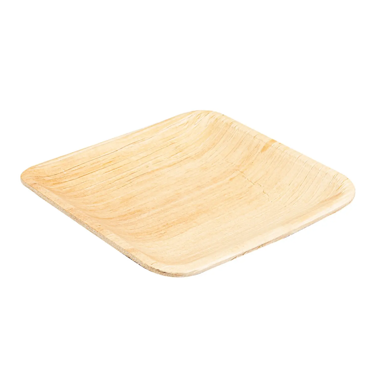 Piatti quadrate areca  15x15x1,5 cm naturale areca (200 unità)
