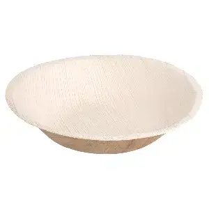 Ciotole areca  ø 15x5 cm naturale areca (200 unità)