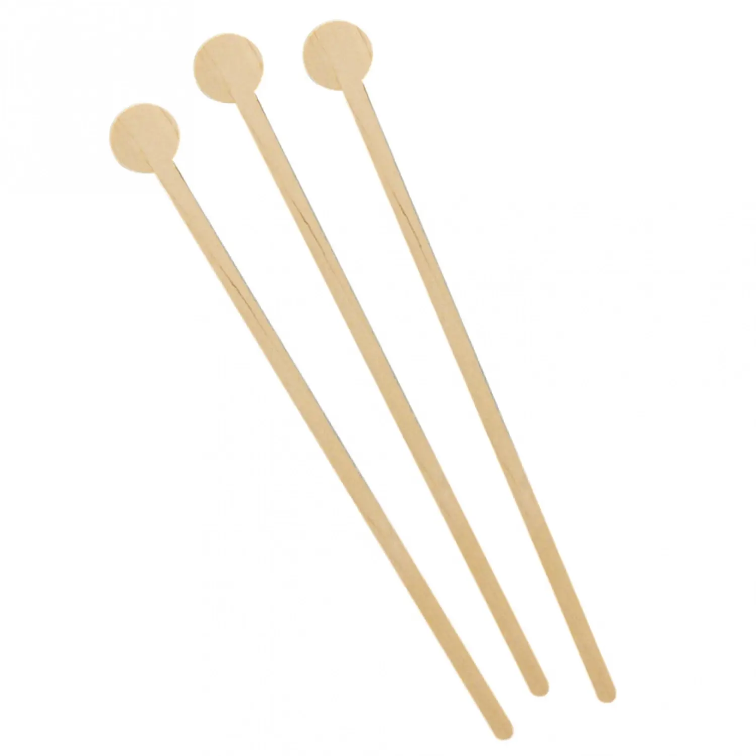 Agitadores "long drinks" wood  0,5/2x15x0,16 cm natural madera (100 unid.)