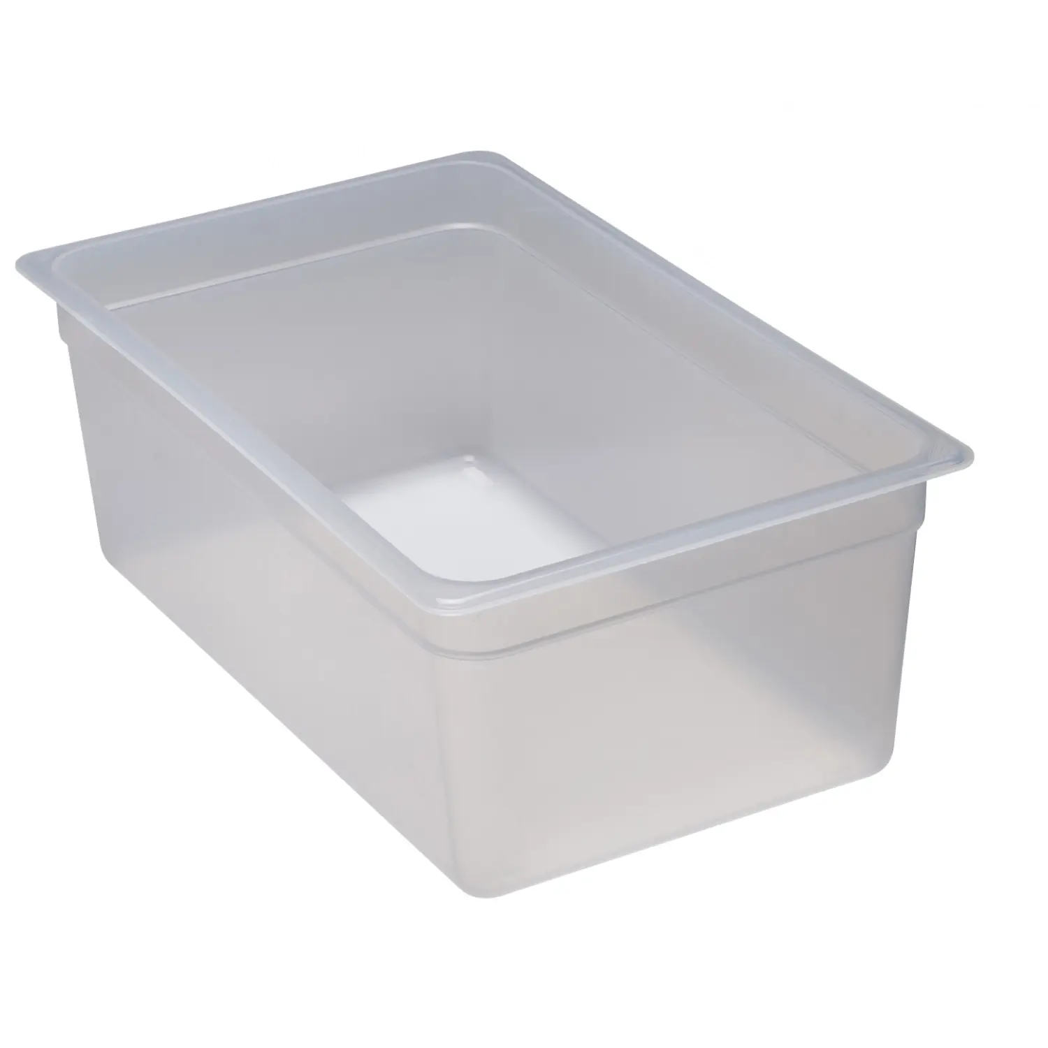 Recipiente GN 1/1 25,6 L Blanco translúcido. (No incluye tapa) Pack de 6 unidades
