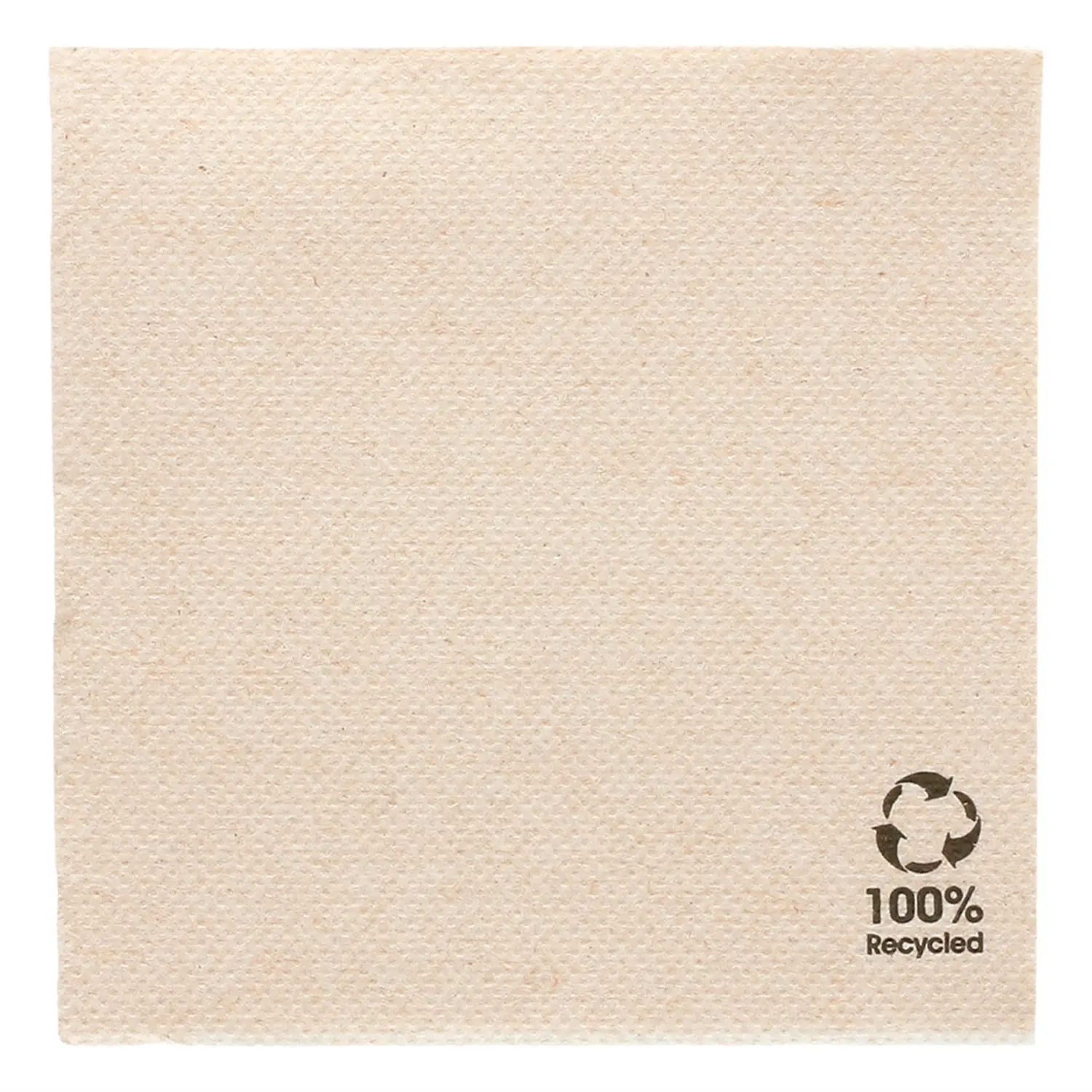 Tovaglioli ecolabel double point  19 g/m2 20x20 cm naturale tissue riciclato (2400 unità)