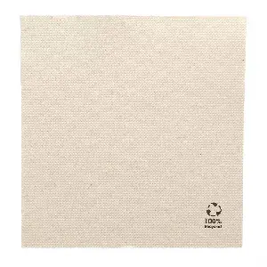 Tovaglioli ecolabel double point  19 g/m2 33x33 cm naturale tissue riciclato (1200 unità)