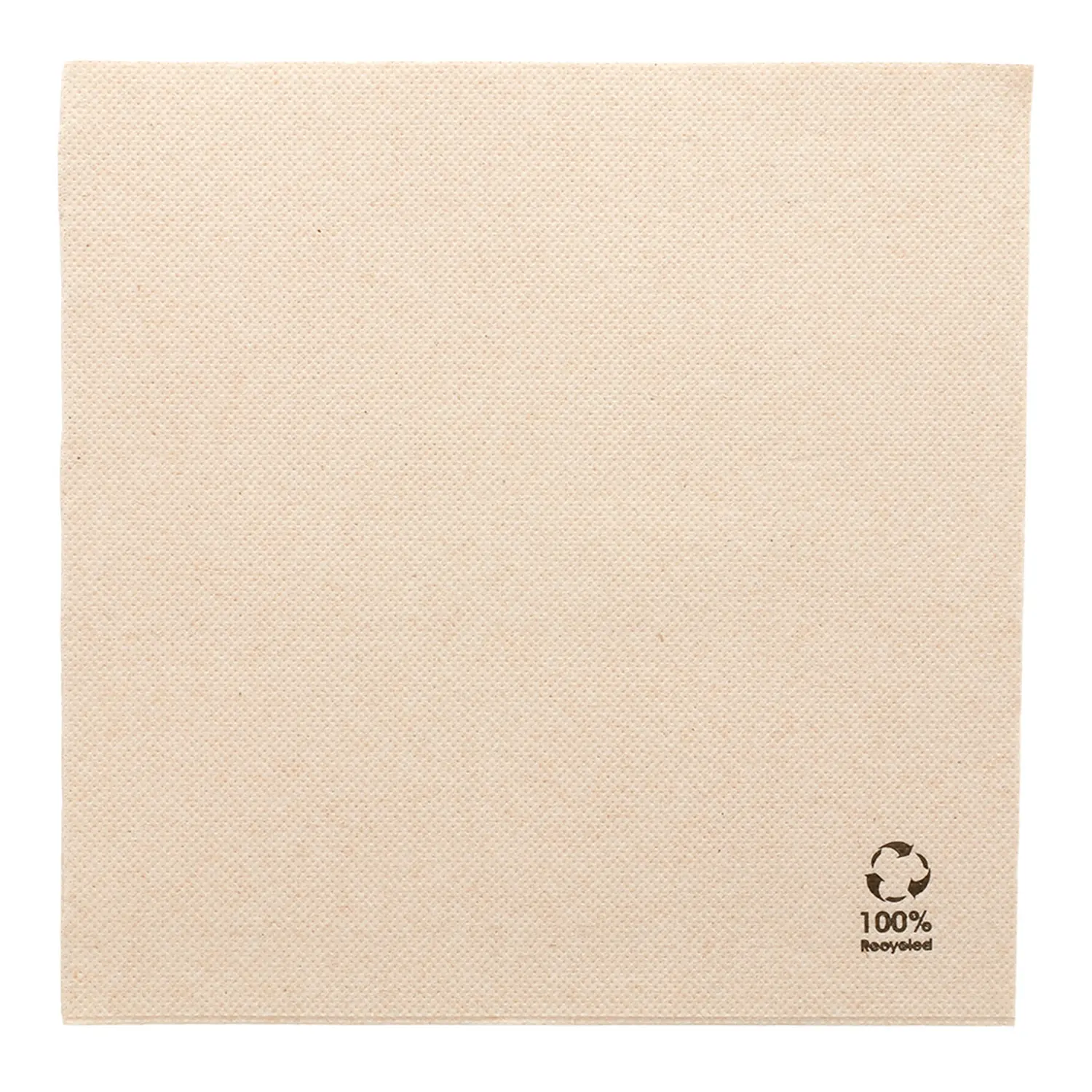 Tovaglioli ecolabel double point  19 g/m2 39x39 cm naturale tissue riciclato (1200 unità)