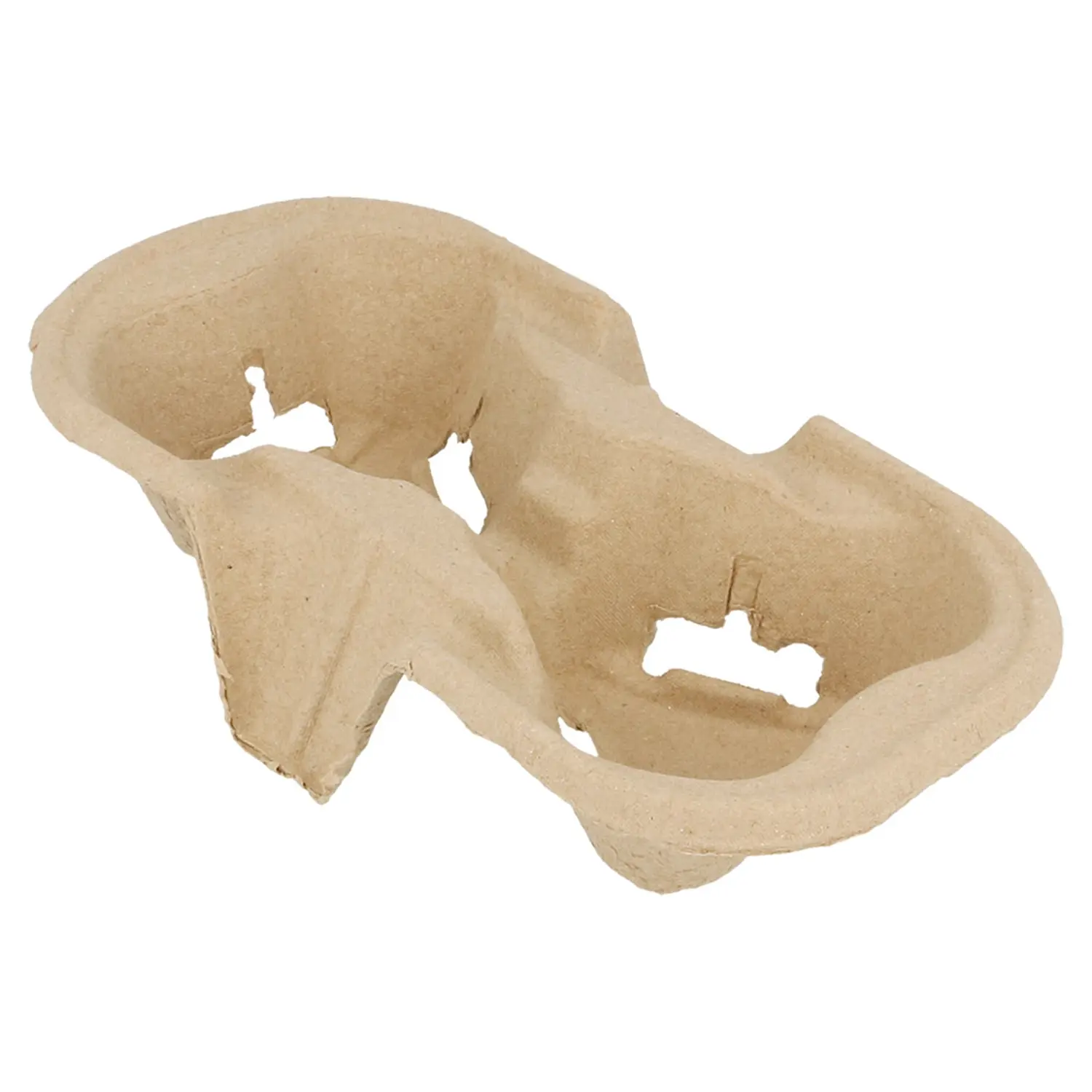 Portabicchieri, 2 posti   21x10,5 cm naturale cartone (600 unità)