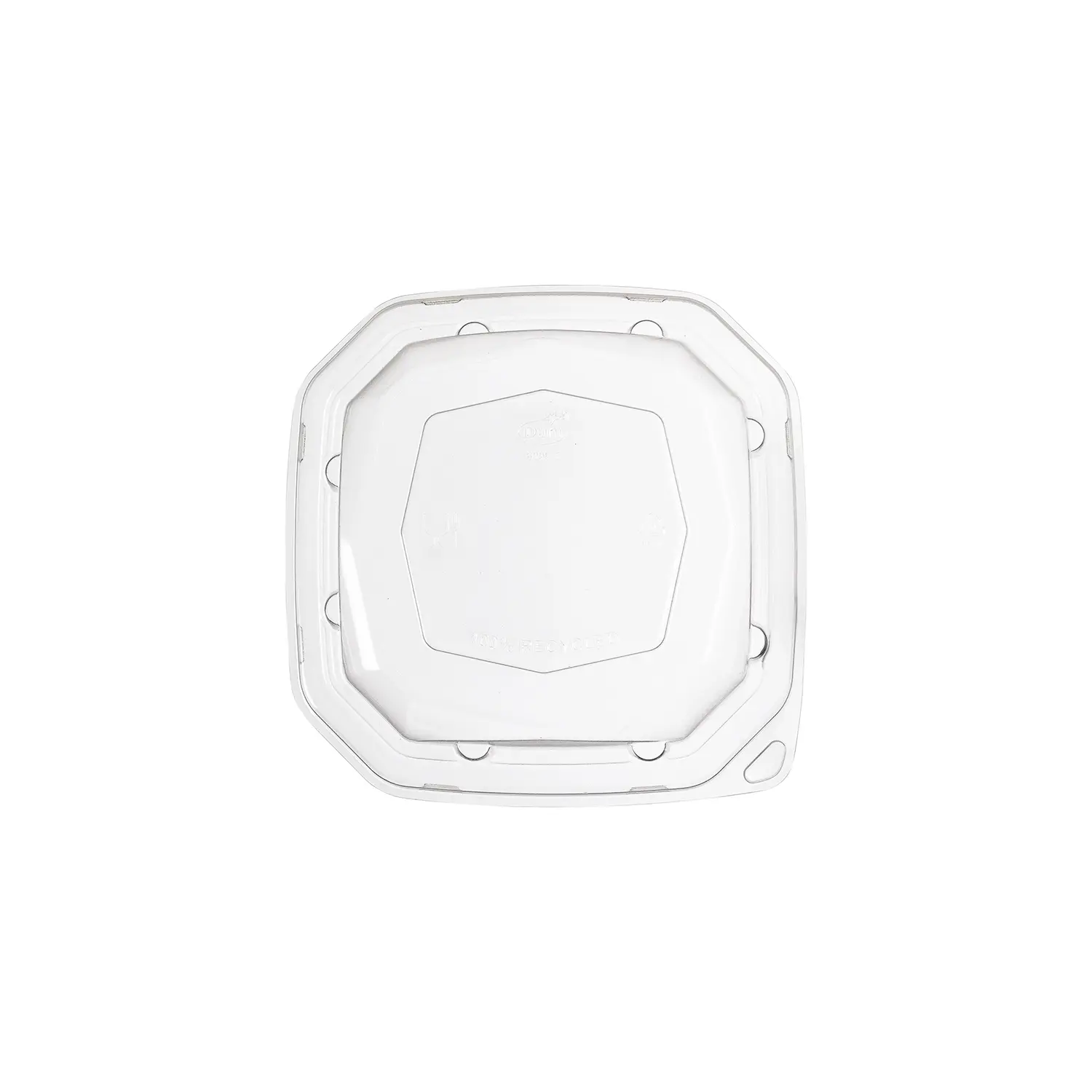 Tapa rPET caja octabagasse 400ml bagazo (Pack 50 u.)