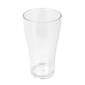 Vasos cerveza  560 ml ø 8,9/6,1x15,8 cm transparente policarbonato (16 unid.)