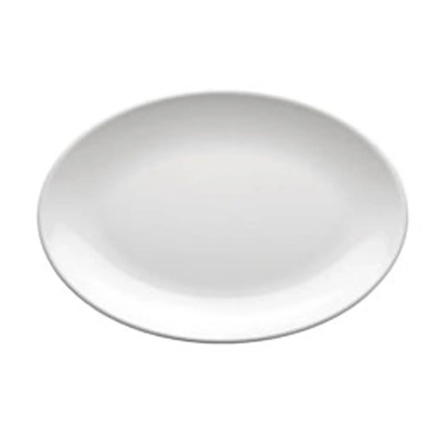 Piatti ovale asami ware  46x32 cm bianco melamina (6 unità)