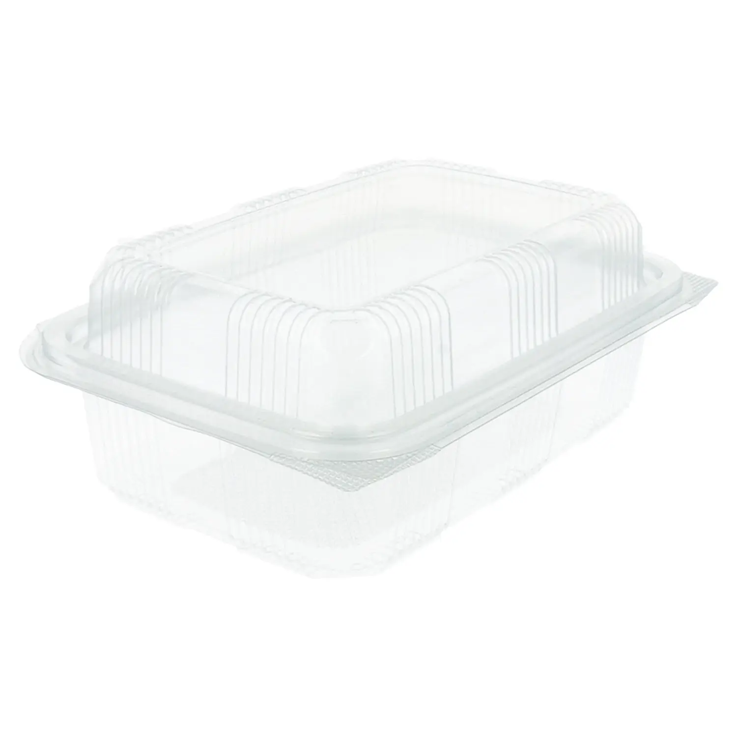 Contenitore pasticceria con coperchio  1 l 14,2x20,7x7,8 cm trasparente rpet (400 unità)