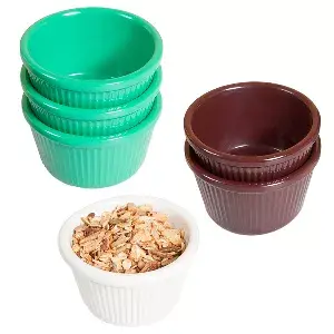 Ramequins scanalati asami ware 90 ml ø 7,8x3,4 cm blu melamina (48 unità)