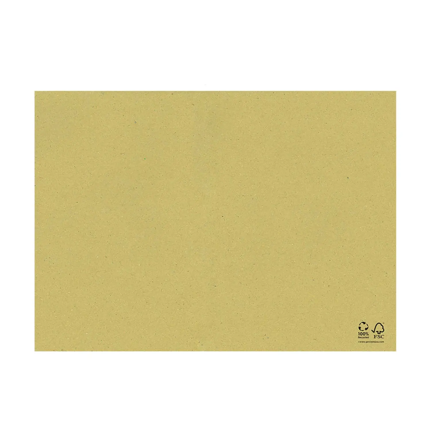 Tovagliette feel green  90 g/m2 31x43 cm paglia carta riciclata (1250 unità)