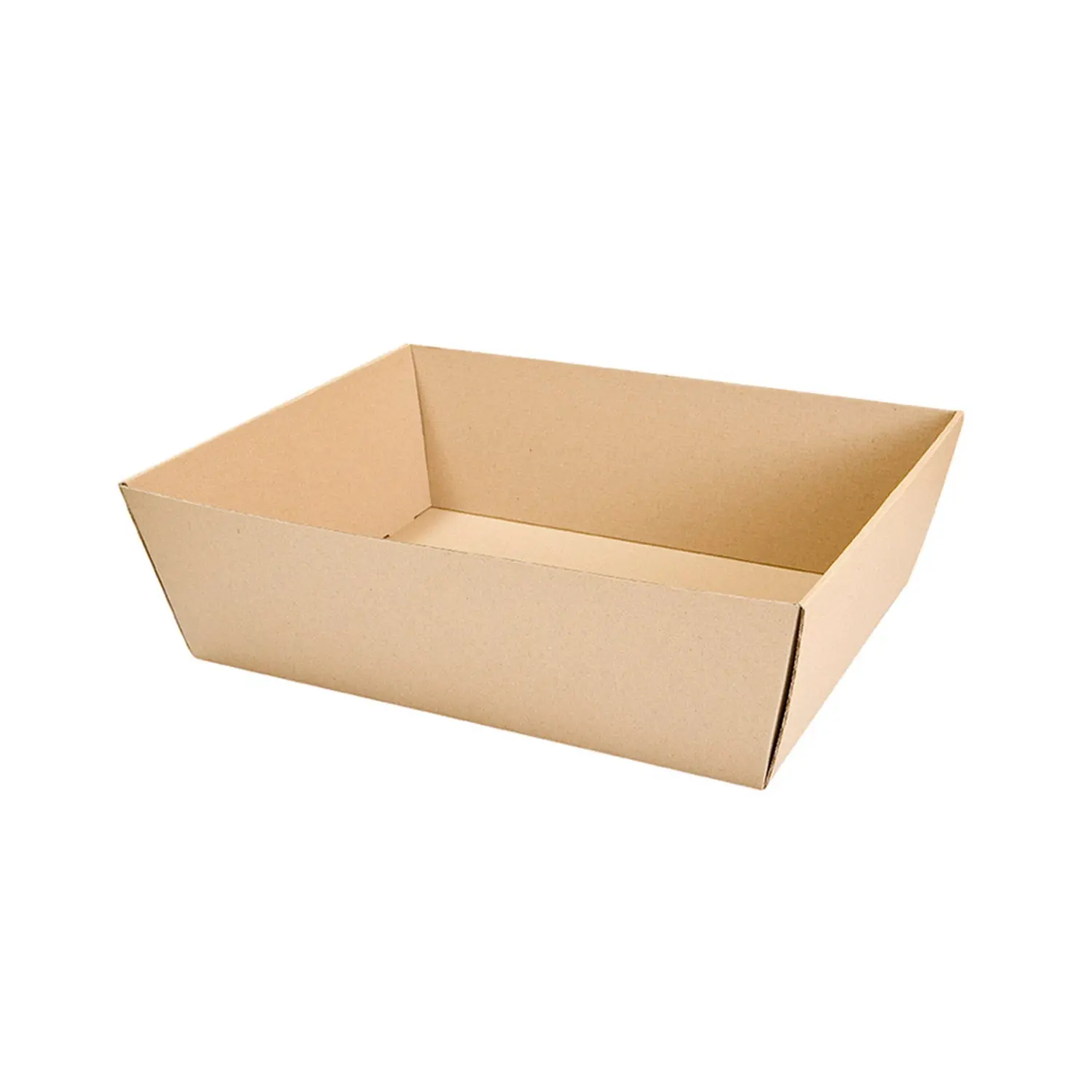 Cesto kraft liner microcanal  382 g/m2 34x20,5x11 cm kraft (20 unità)