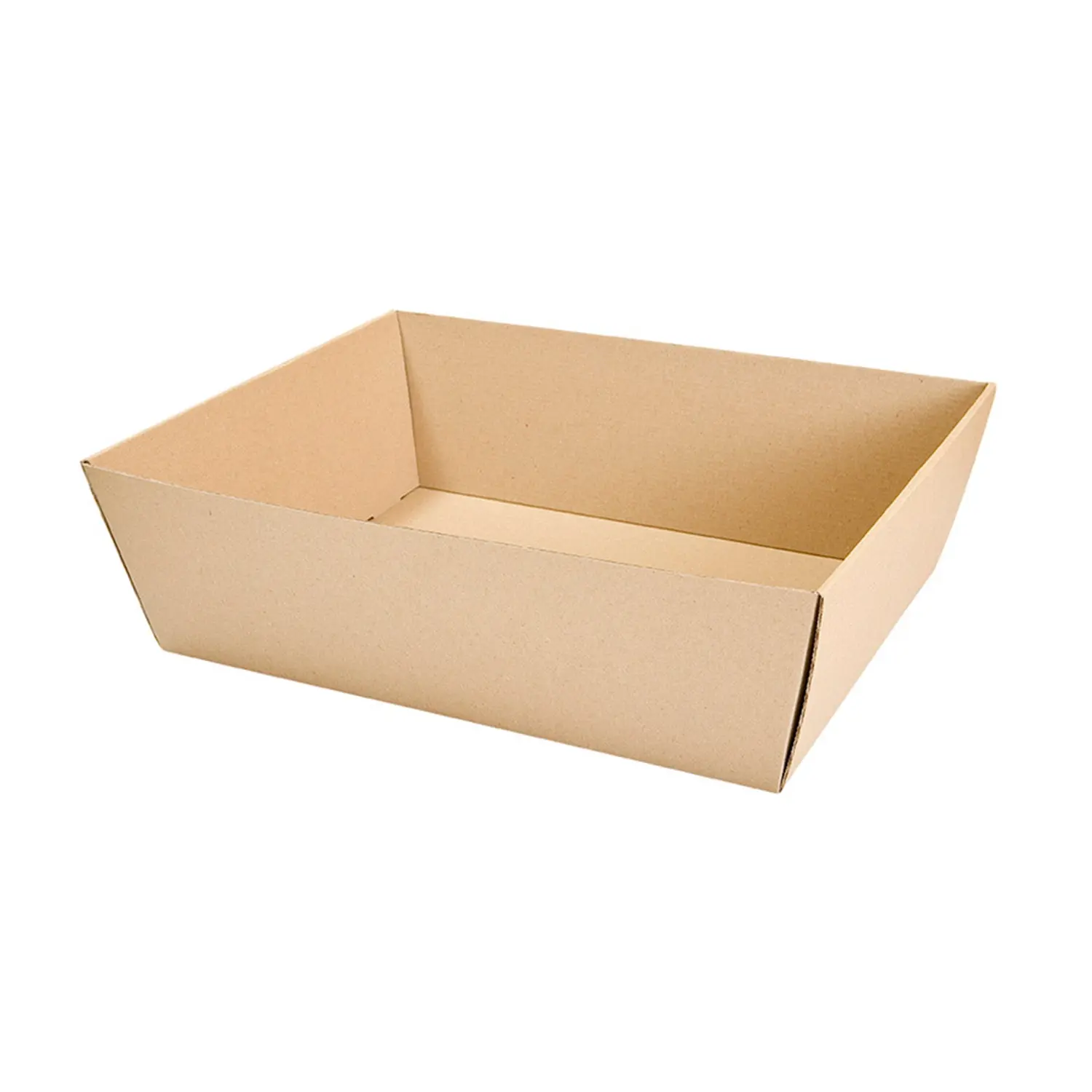 Cesto kraft liner microcanal  382 g/m2 39x30x13 cm kraft (20 unità)