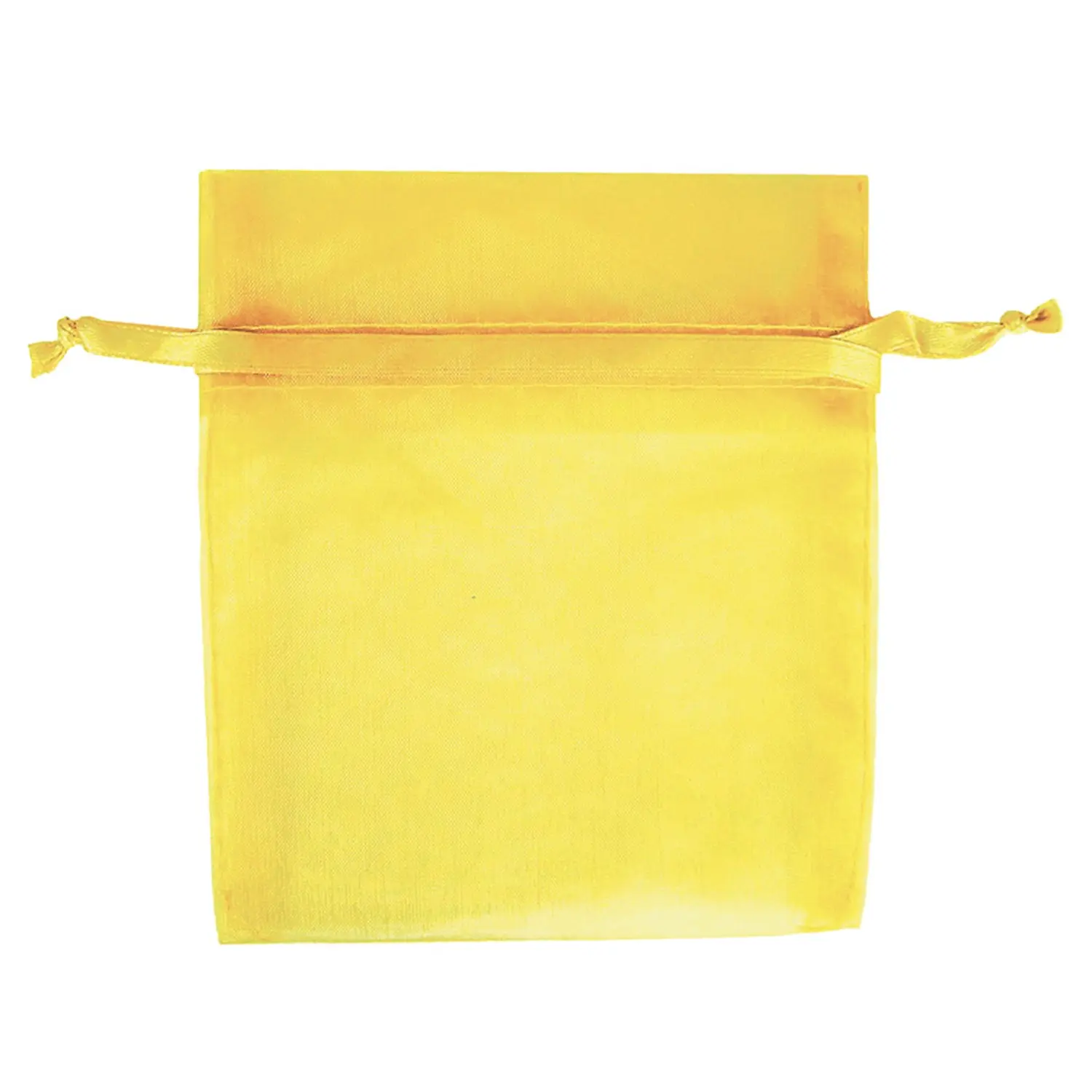 48 u. sacchetti di organza con cordicella   15x24 cm champagne microfibra (1 unità)