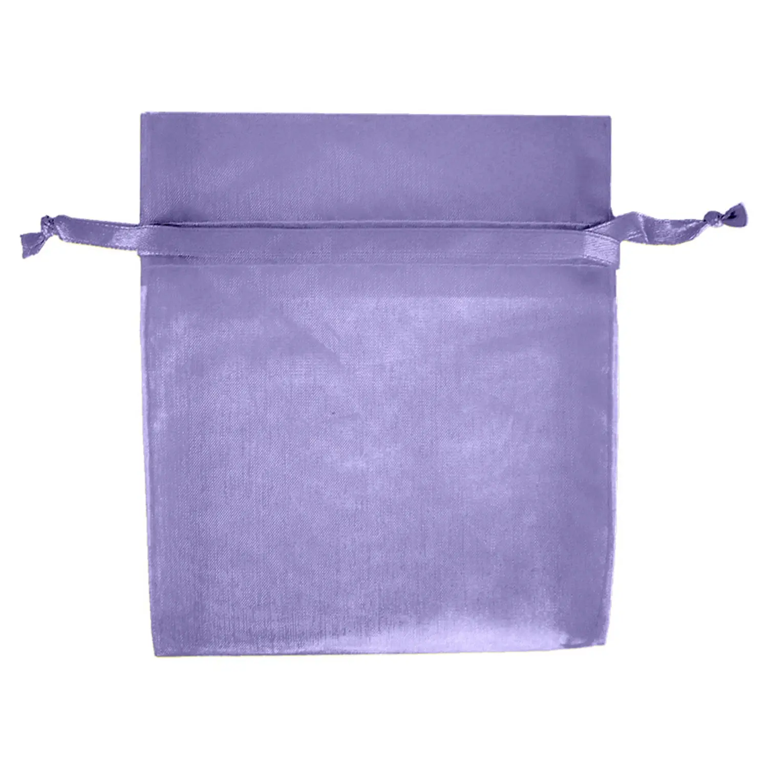 48 u. sacchetti di organza con cordicella  15x24 cm lavanda microfibra (1 unità)
