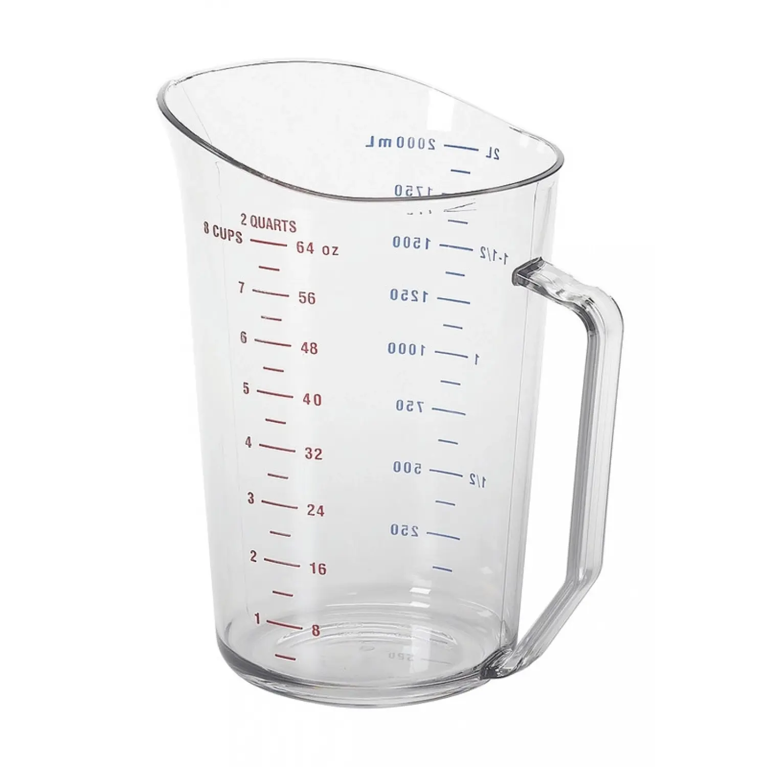 JARRA MEDIDORA 2 L 14 x 19 x 44 cm Policarbonato Transparente