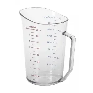 JARRA MEDIDORA 2 L 14 x 19 x 44 cm Policarbonato Transparente