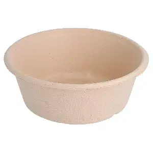 Taças bionic 600 ml ø 15x5,5 cm natural bagaço (400 unidade)