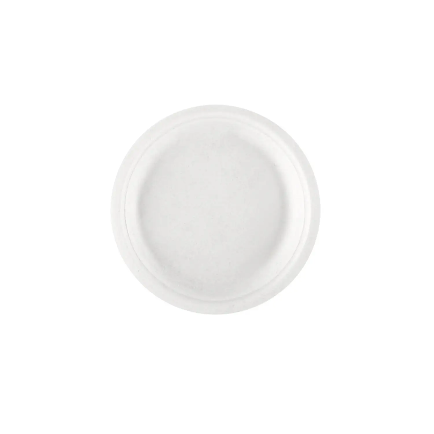 Piatti bionic  ø 15,5x1,4 cm bianco bagassa (1000 unità)
