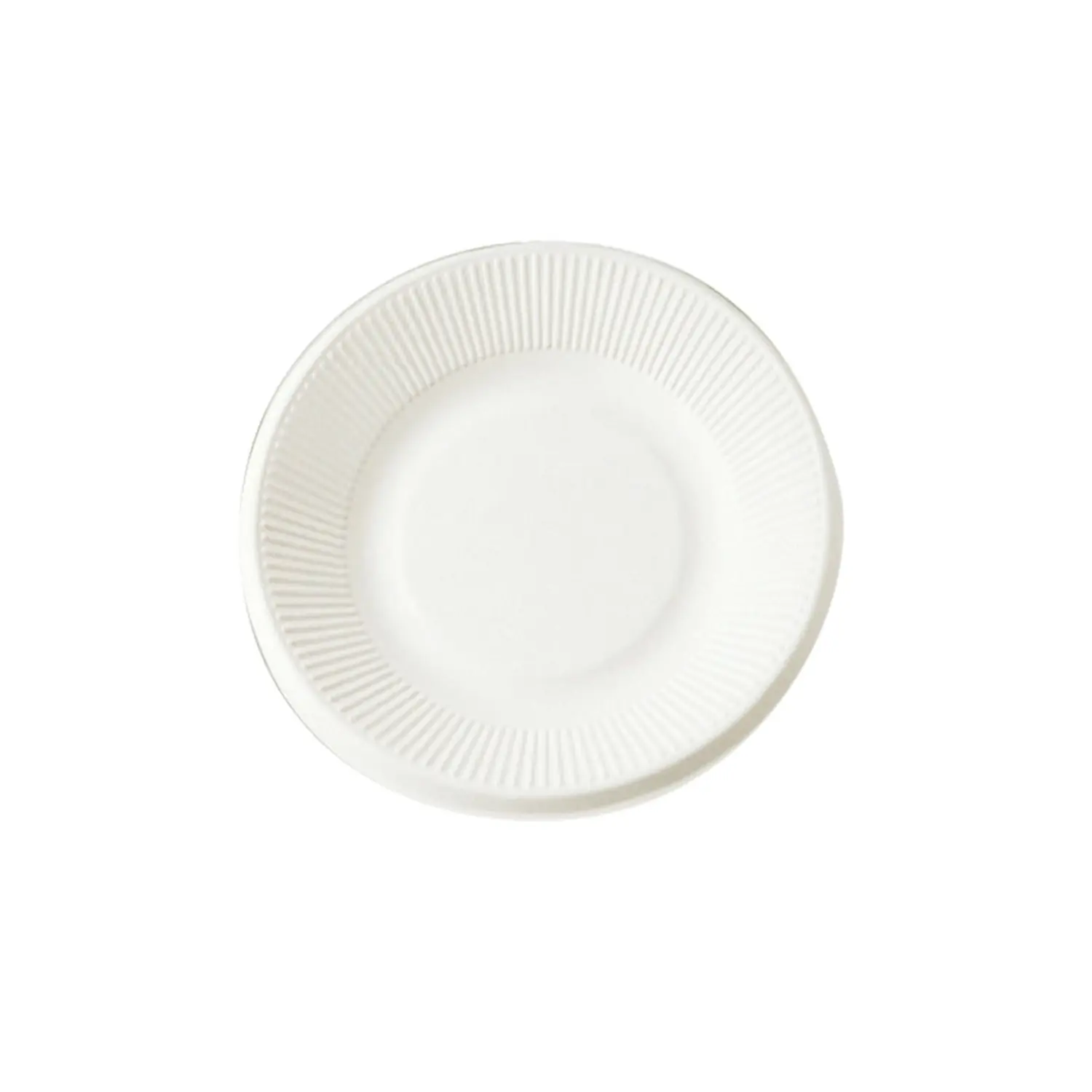 Piatti bionic  ø 21x1,8 cm bianco bagassa (1000 unità)