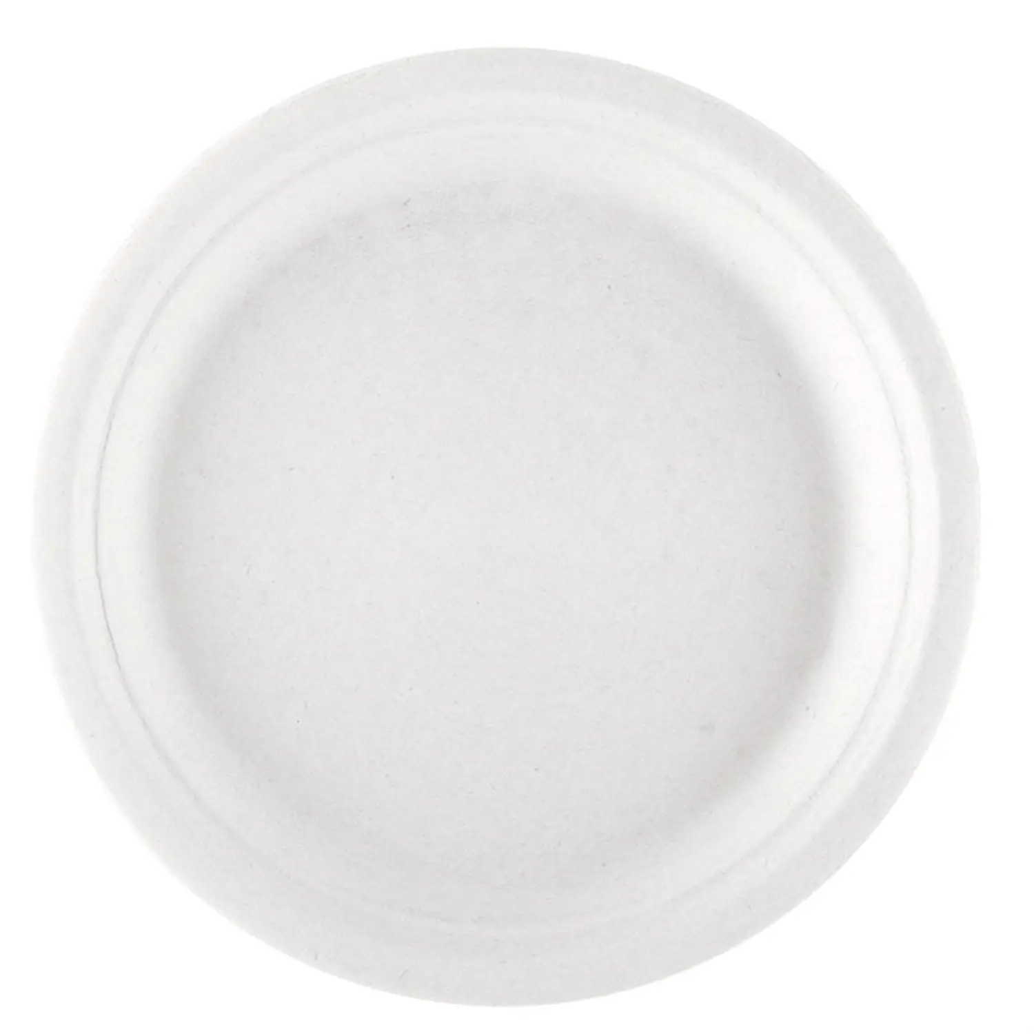Piatti bionic  ø 26x2,1 cm bianco bagassa (500 unità)