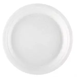 Pratos bionic  ø 26x2,1 cm branco bagaço (500 unidade)