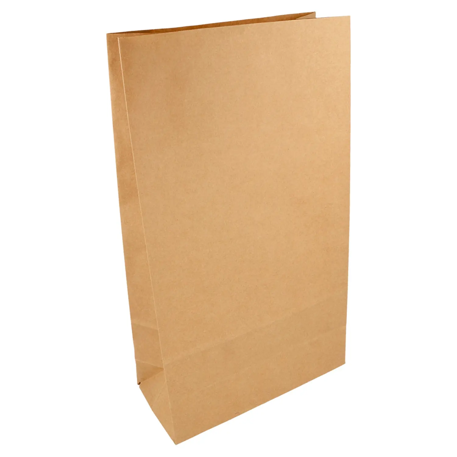 Sacchetti sos senza maniglia  70 g/m2 20+9x34,5 cm naturale kraft (500 unità)