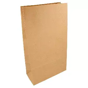 Sacchetti sos senza maniglia  70 g/m2 20+9x34,5 cm naturale kraft (500 unità)