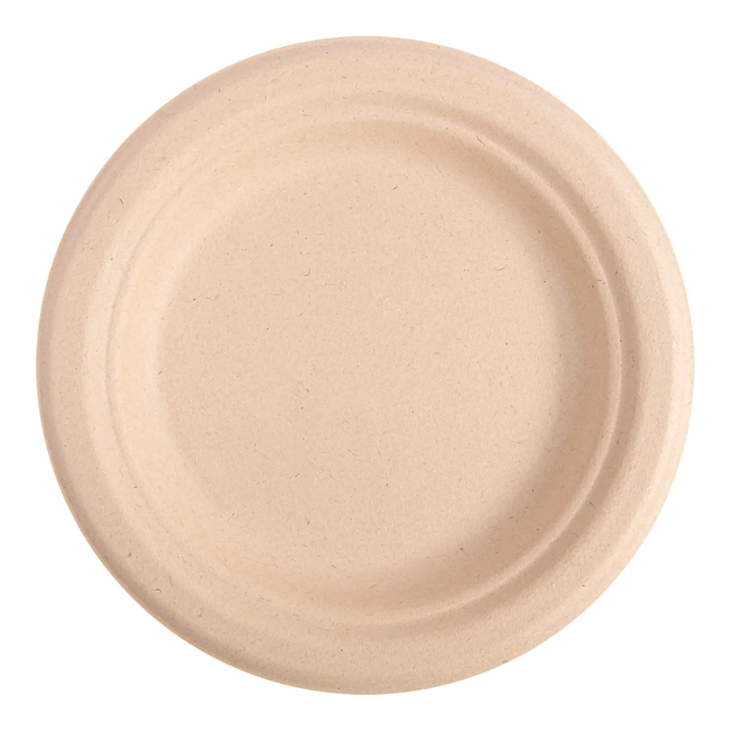 Piatti bionic  ø 15,5x1,4 cm naturale bagassa (1000 unità)