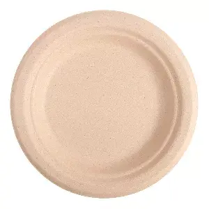 Piatti bionic  ø 15,5x1,4 cm naturale bagassa (1000 unità)