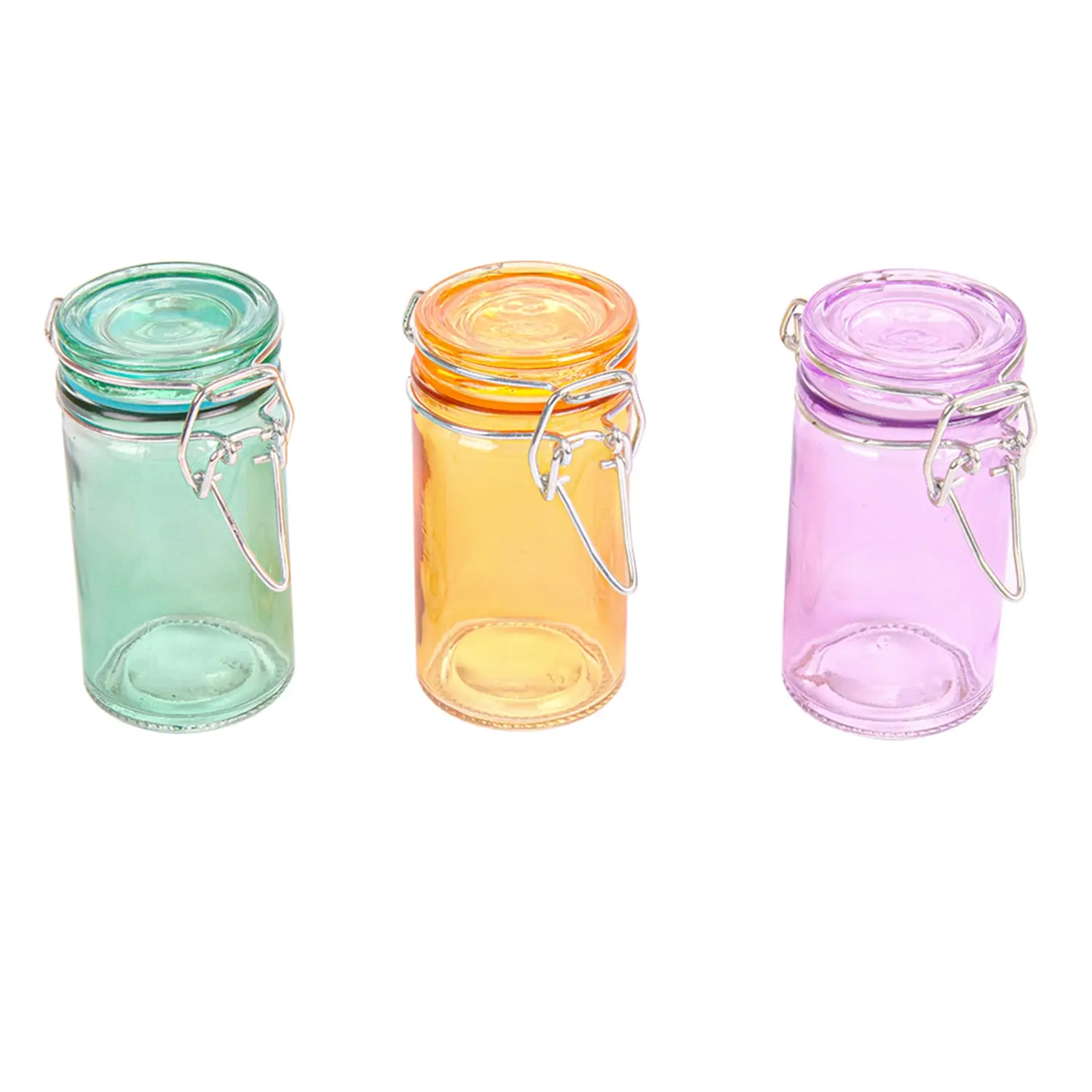 Mini barattolino per snacks waki glass 70 ml ø 4,5x8,6 cm colori varie cristal (96 unità)