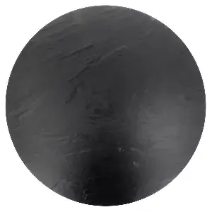 Vassoio rotondo imitazione lavagna asami ware  ø 43x4 cm nero melamina (3 unità)