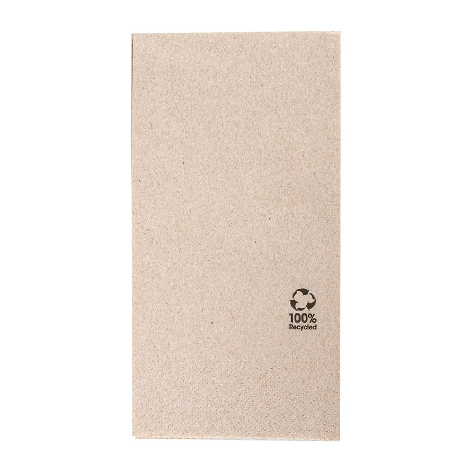 Tovaglioli ecolabel 2 veli piegato 1/8 feel green  18 g/m2 40x40 cm naturale tissue riciclato (1800 unità)
