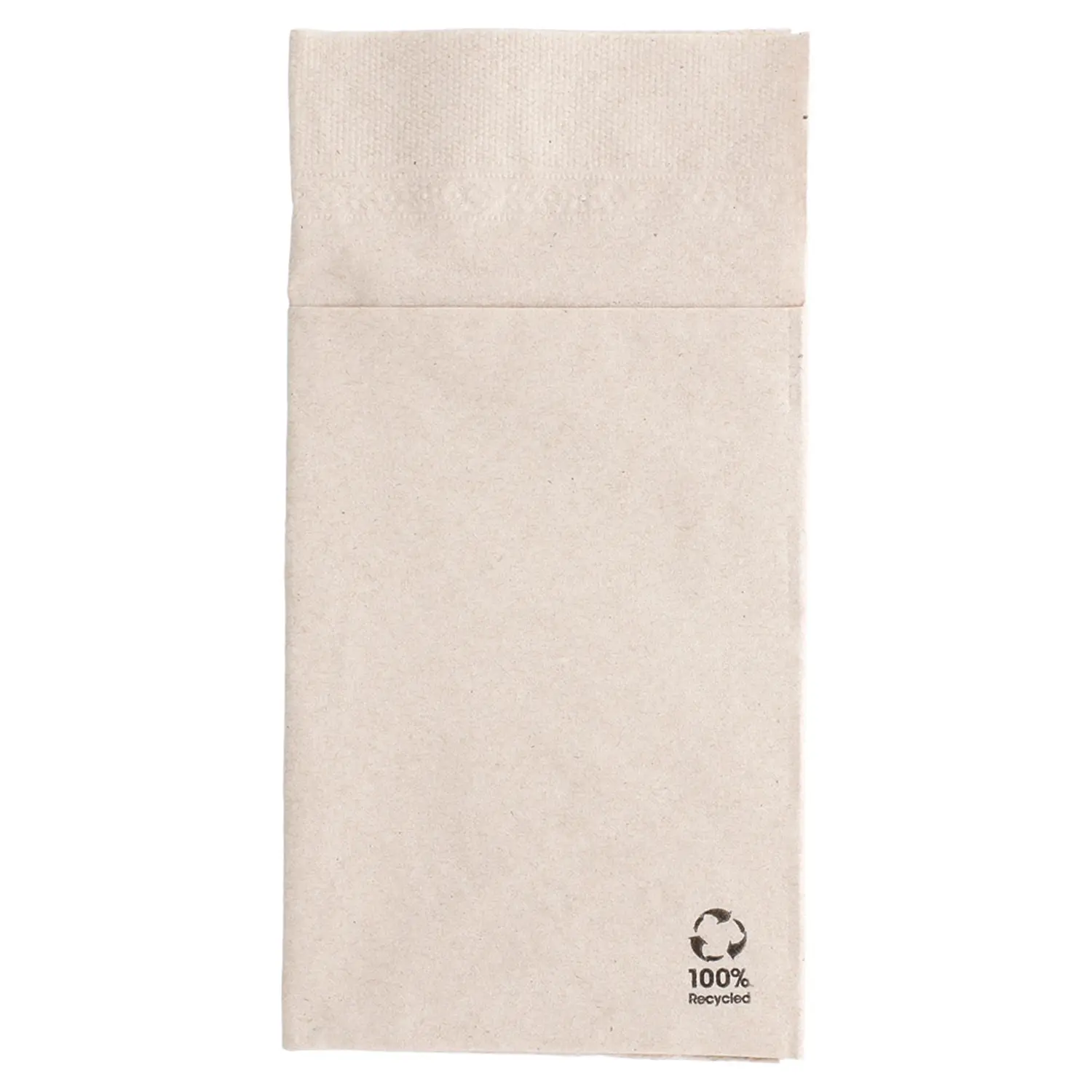 Tovaglioli canguro ecolabel 2 veli feel green  18 g/m2 40x40 cm naturale tissue riciclato (1000 unità)