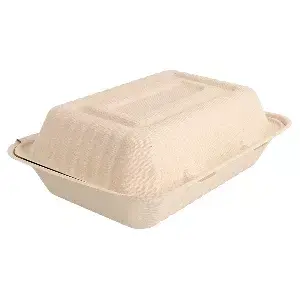 Contenitori bionic 1 l 16,5x22,5x6,4 cm naturale bagassa (200 unità)
