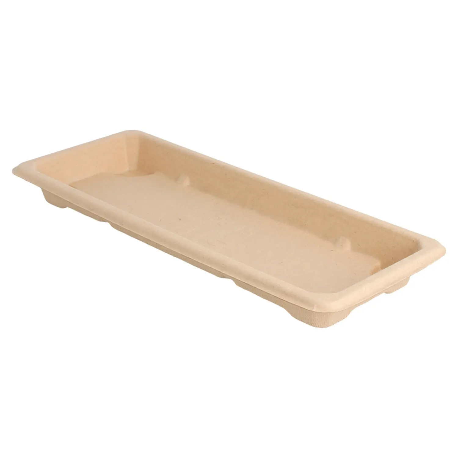 Scatole sushi bionic  22x9x2 cm naturale bagassa (800 unità)
