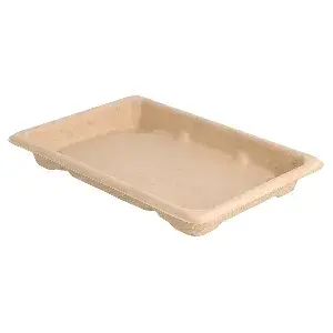 Scatole sushi bionic  16,5x11,5x1,5 cm naturale bagassa (1000 unità)