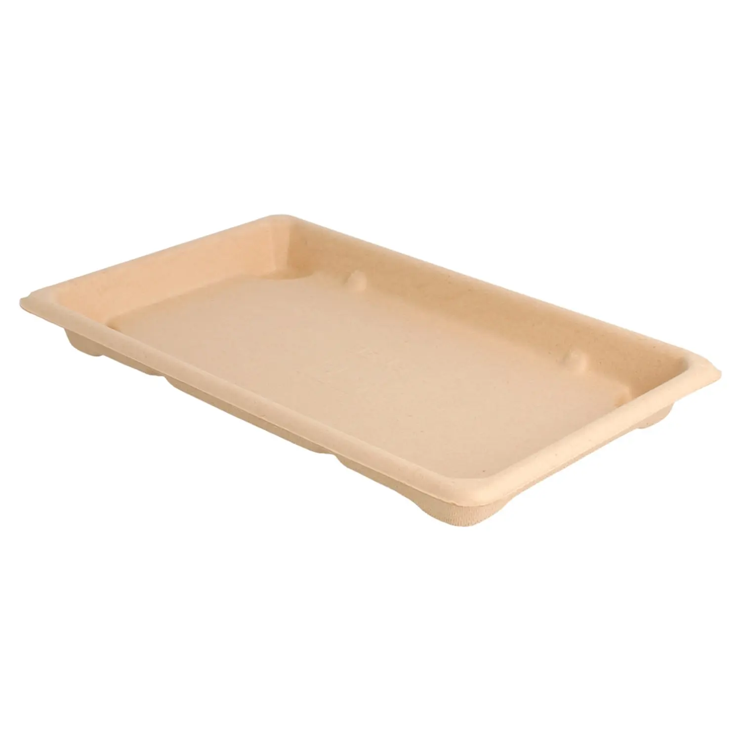 Scatole sushi bionic  21,3x13,3x1,5 cm naturale bagassa (800 unità)