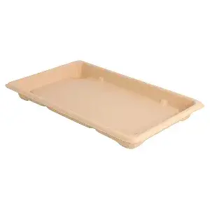 Scatole sushi bionic  21,3x13,3x1,5 cm naturale bagassa (800 unità)