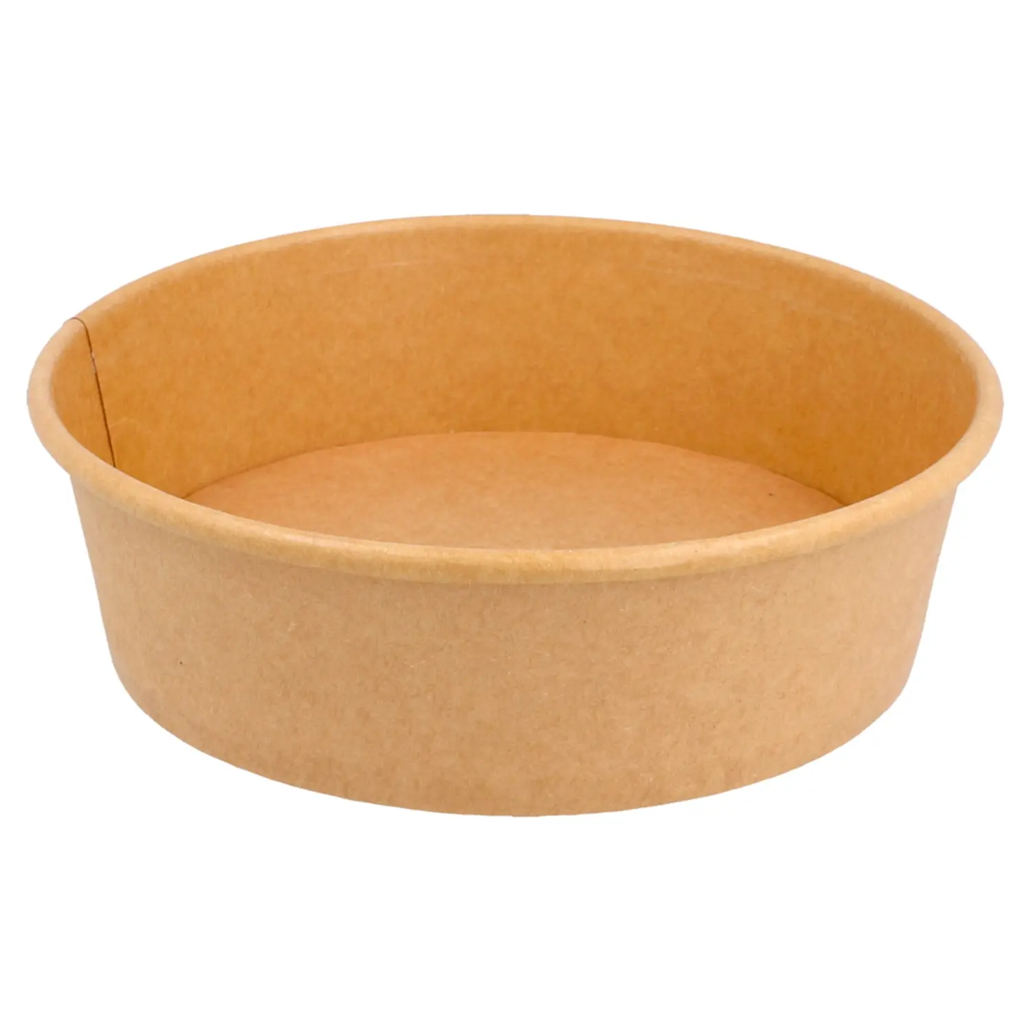 Potes saladeiras  500 ml - 16,7 oz 300 + 18 pe g/m2 ø15/12,8x4,5 cm natural kraft (300 unidade)