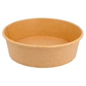 Insalatieri  500 ml - 16,7 oz 300 + 18 pe g/m2 ø15/12,8x4,5 cm naturale kraft (300 unità)