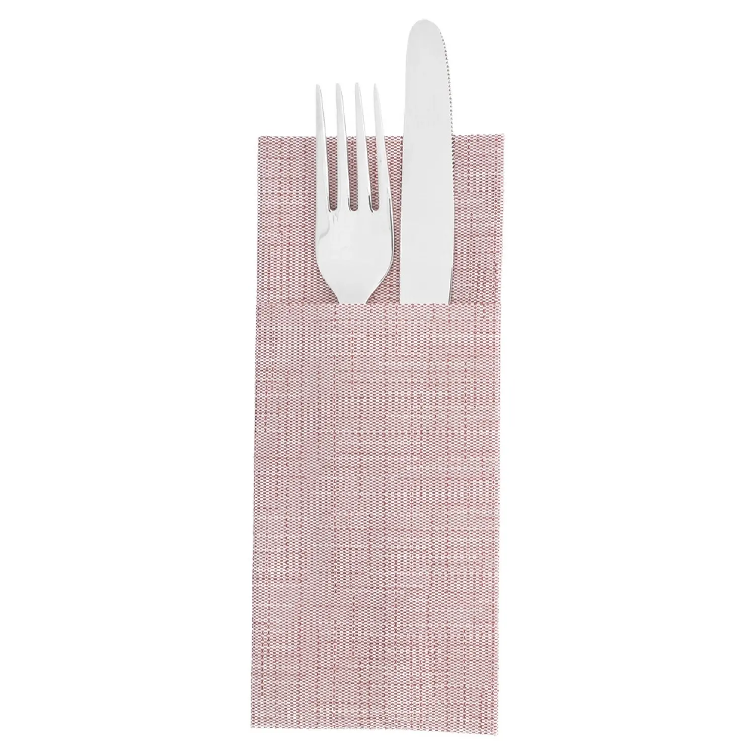 Servilletas cangurito 'dry cotton' 55 g/m2 33x40 cm burdeos airlaid (700 unid.)