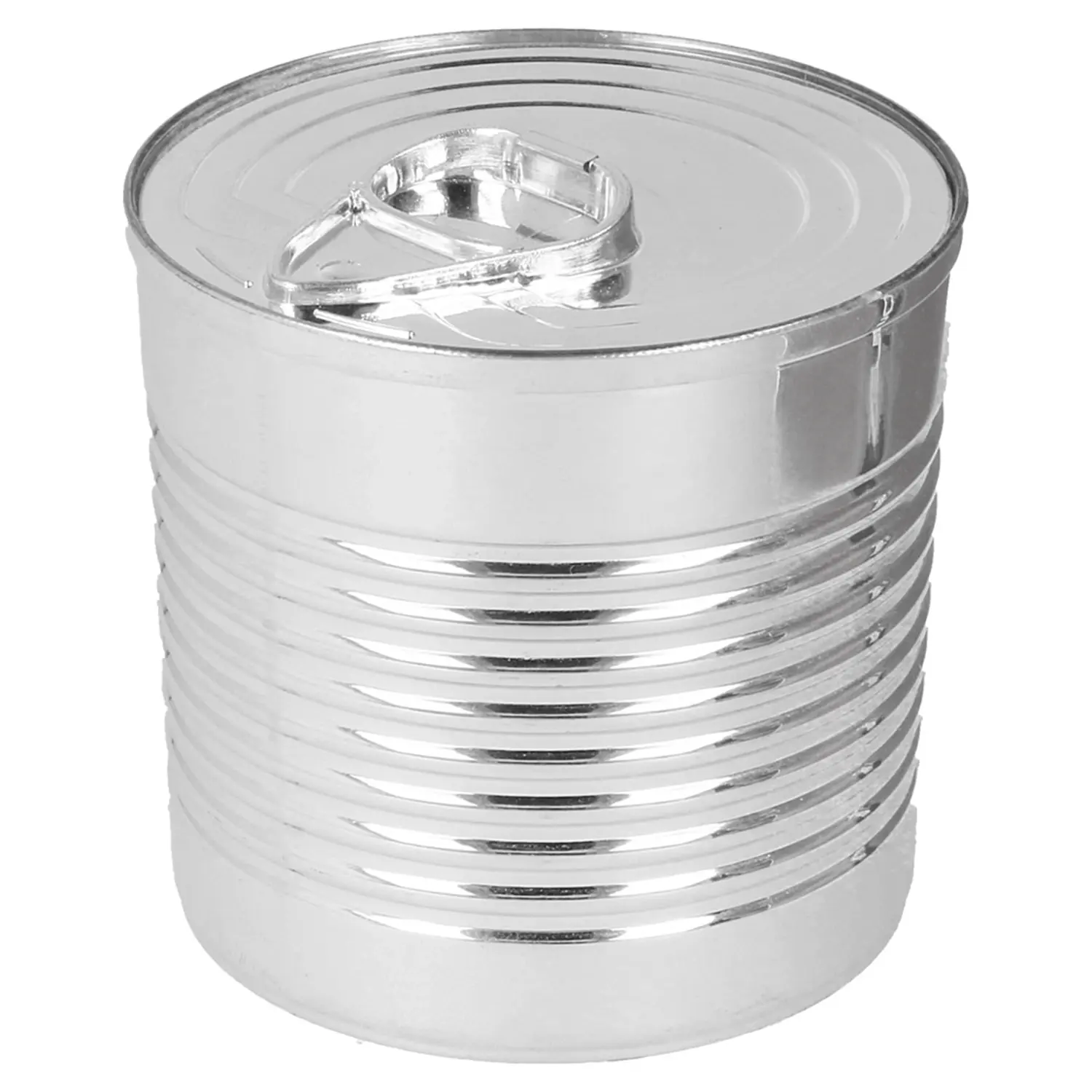Contenitori aperitivo barattolo conserva  220 ml ø7,4x7,2 cm argento ps (100 unità)