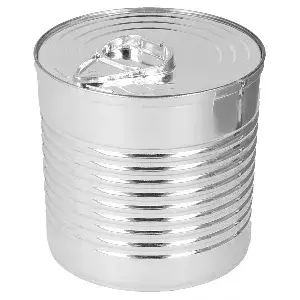 Contenitori aperitivo barattolo conserva  220 ml ø7,4x7,2 cm argento ps (100 unità)