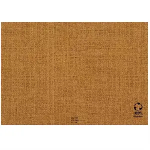 Toalhetes de mesa feel green 'arpillera' 48 g/m2 30x40 cm natural papel reciclado (2000 unidade)