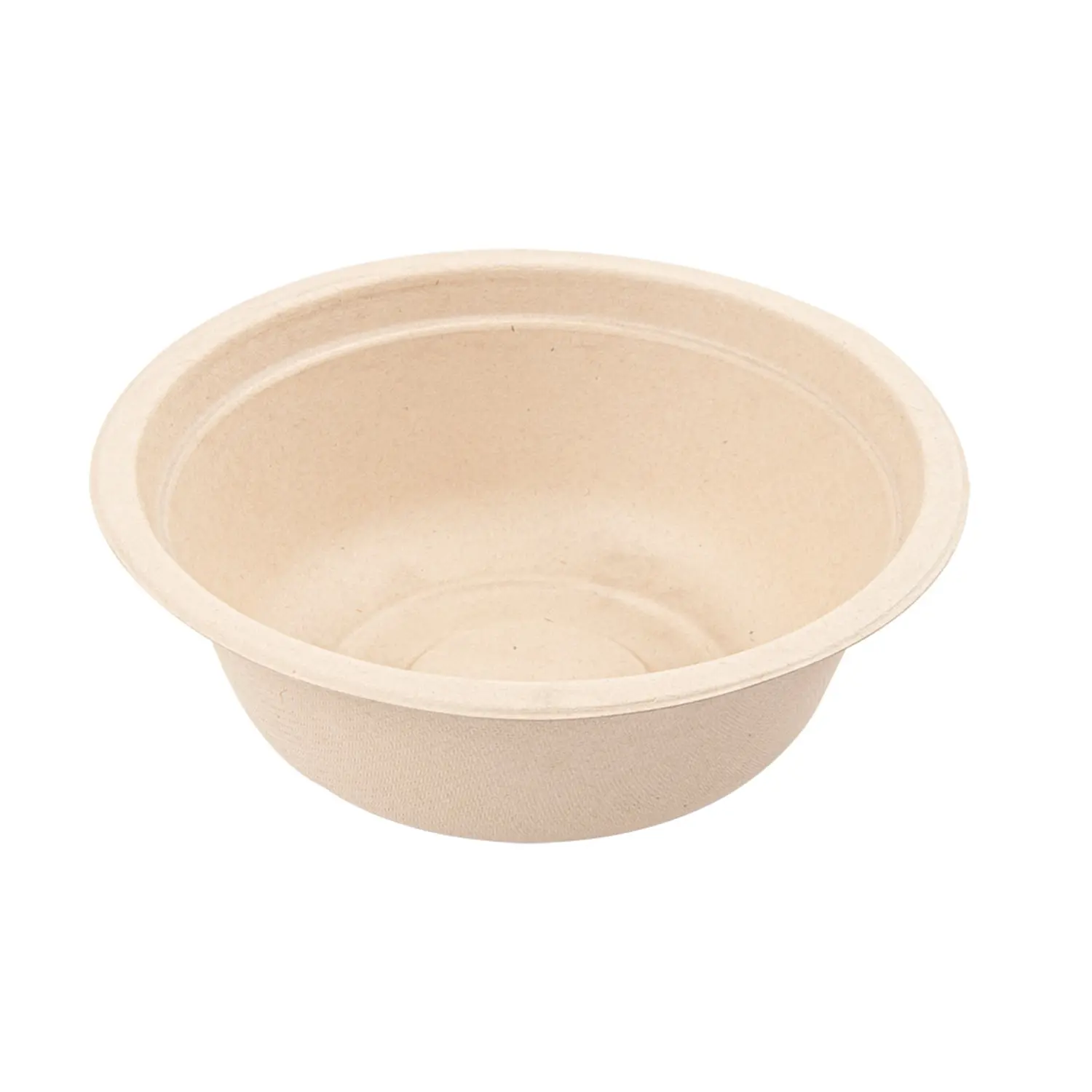 Insalatiere bionic 500 ml ø 15,5x5,4 cm naturale bagassa (600 unità)